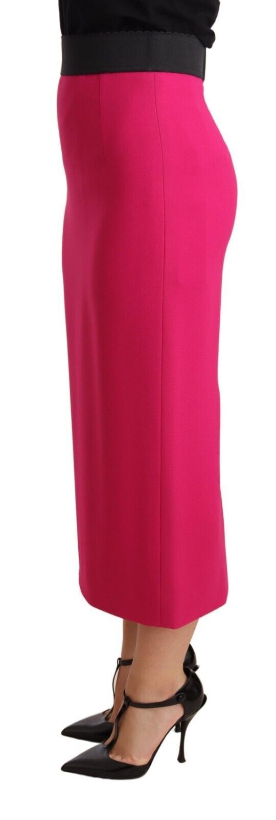 Dolce &amp; Gabbana Eleganter Bleistiftrock mit hoher Taille in Pink