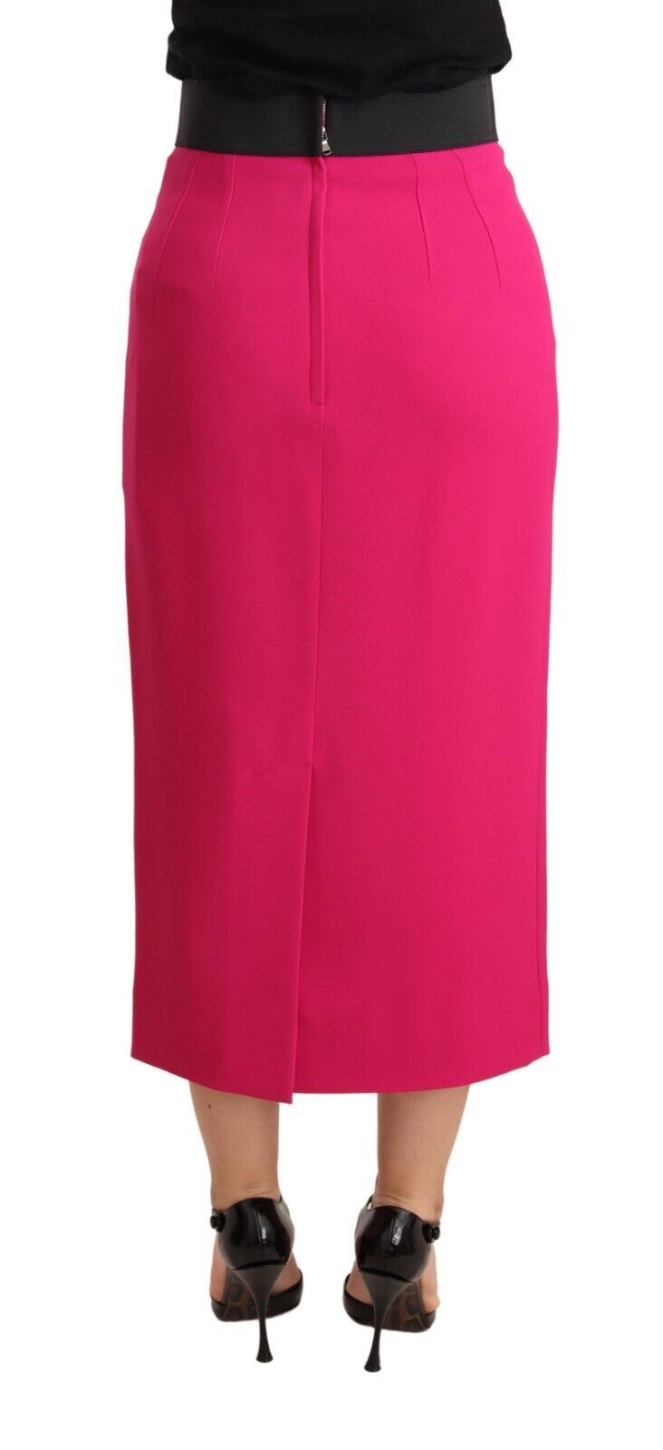 Dolce &amp; Gabbana Eleganter Bleistiftrock mit hoher Taille in Pink