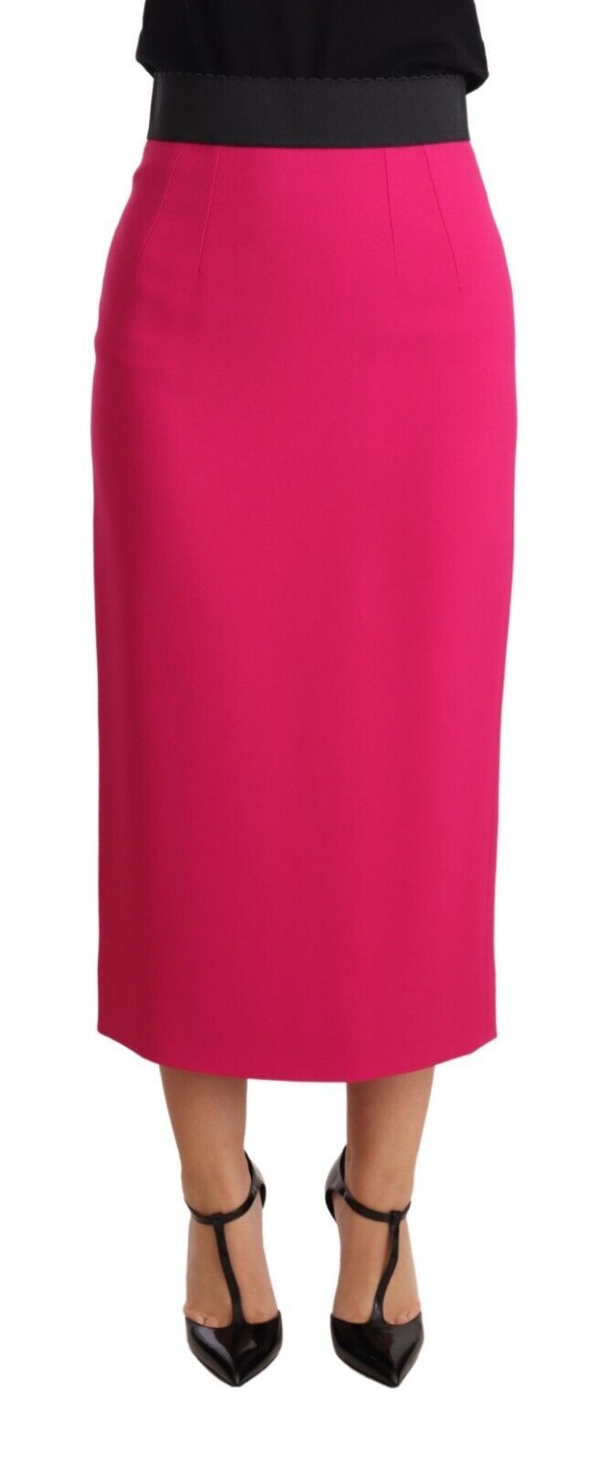 Dolce &amp; Gabbana Eleganter Bleistiftrock mit hoher Taille in Pink