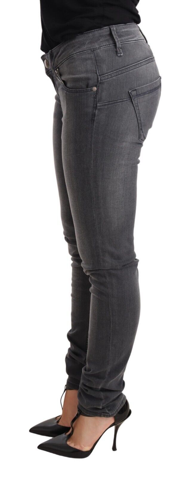 Chic Acht Skinny-Jeans mit niedriger Taille