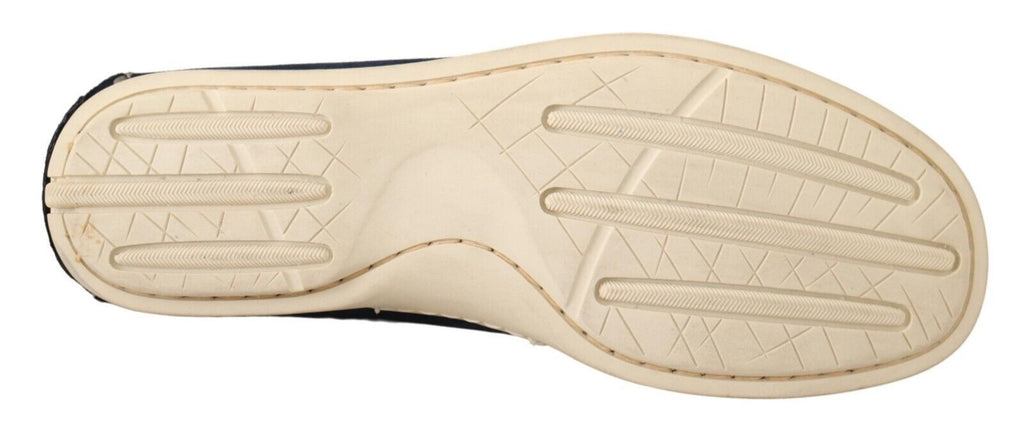 Pollini Chic Wildleder-Mokassins in Blau für Herren