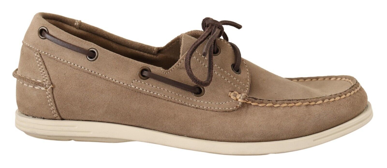 Pollini Elegante beige Wildleder-Mokassins für den anspruchsvollen Gentleman