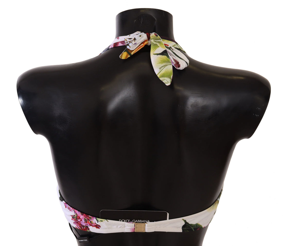 Dolce &amp; Gabbana Schickes Bikinioberteil mit Blumendruck – Sommer-Essential