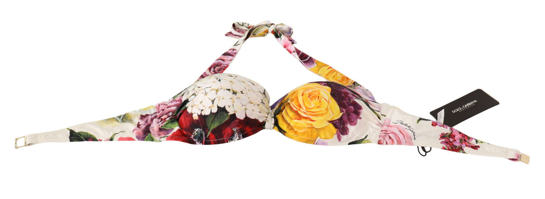 Dolce &amp; Gabbana Schickes Bikinioberteil mit Blumendruck – Sommer-Essential