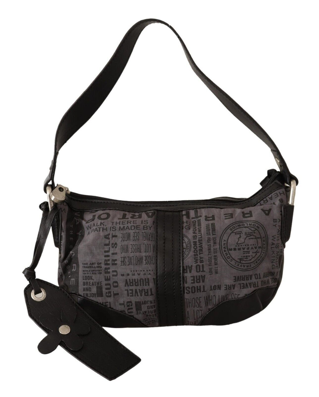 WAYFARER Schicke Schulterhandtasche aus grauem Stoff
