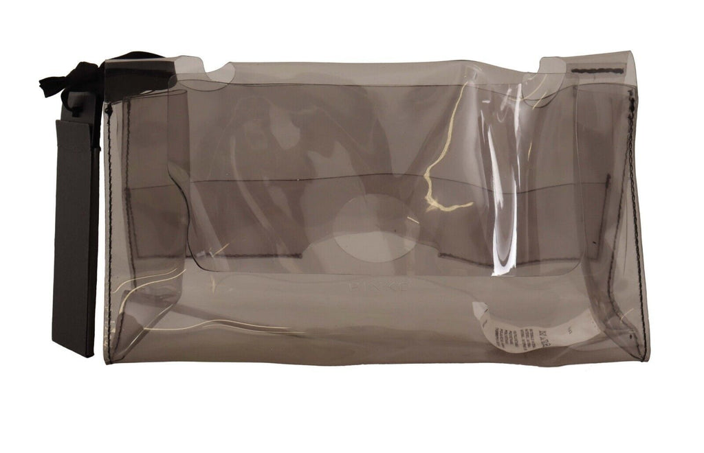 PINKO Schicke transparente Clutch für abendliche Eleganz