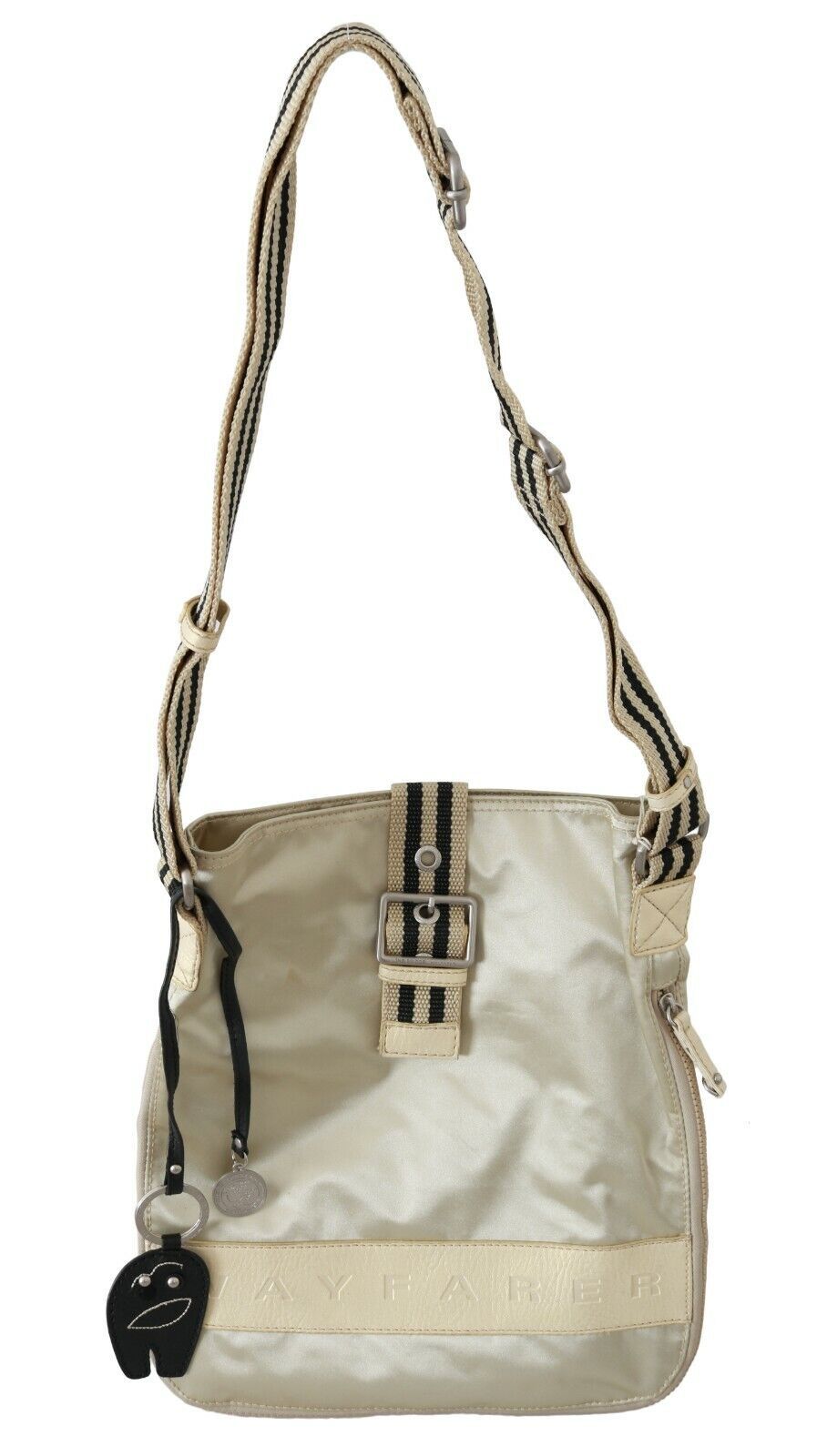 WAYFARER Schicke Handtasche aus beigefarbenem Stoff