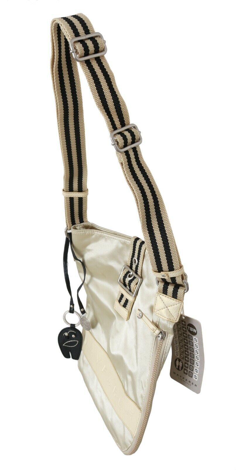 WAYFARER Schicke Handtasche aus beigefarbenem Stoff
