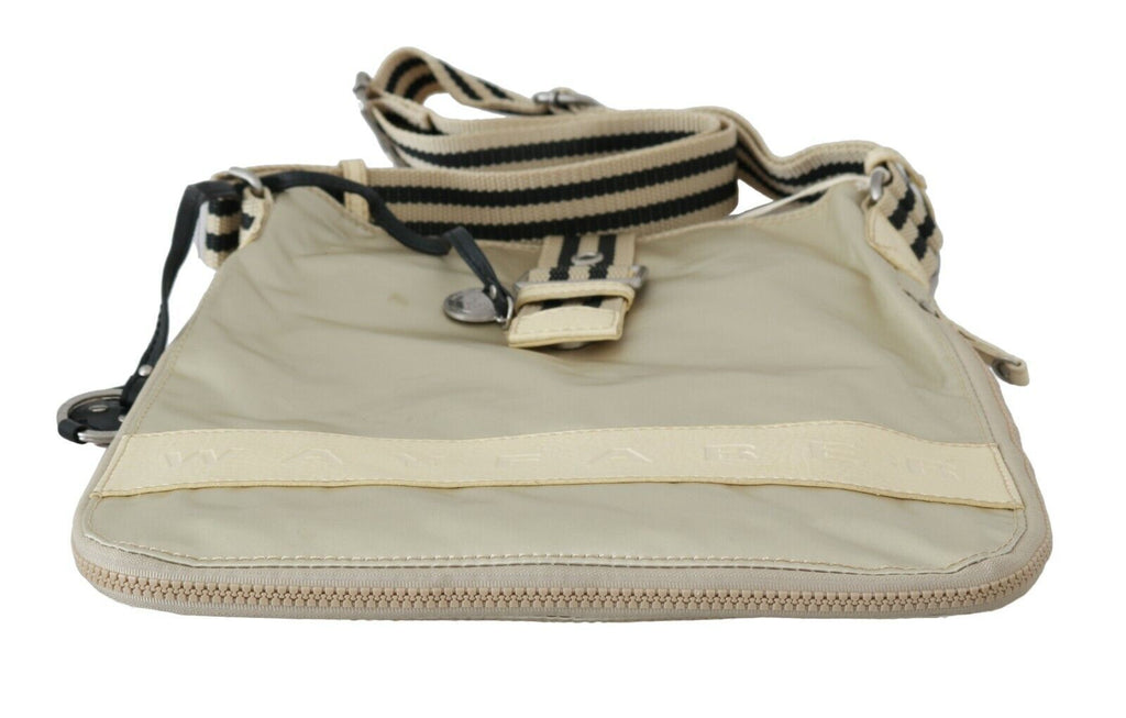 WAYFARER Schicke Handtasche aus beigefarbenem Stoff