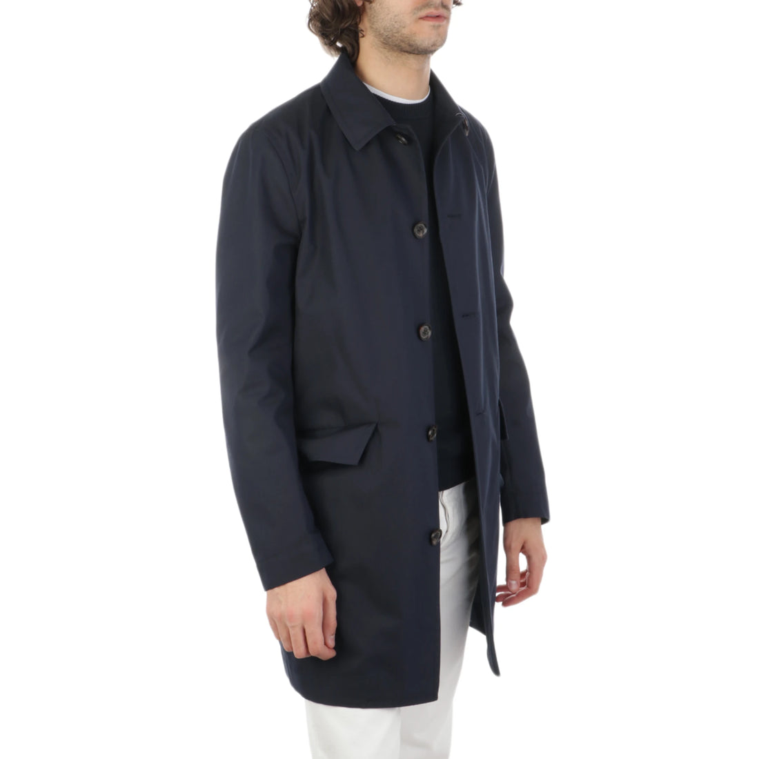 Aquascutum Trench Blue Man