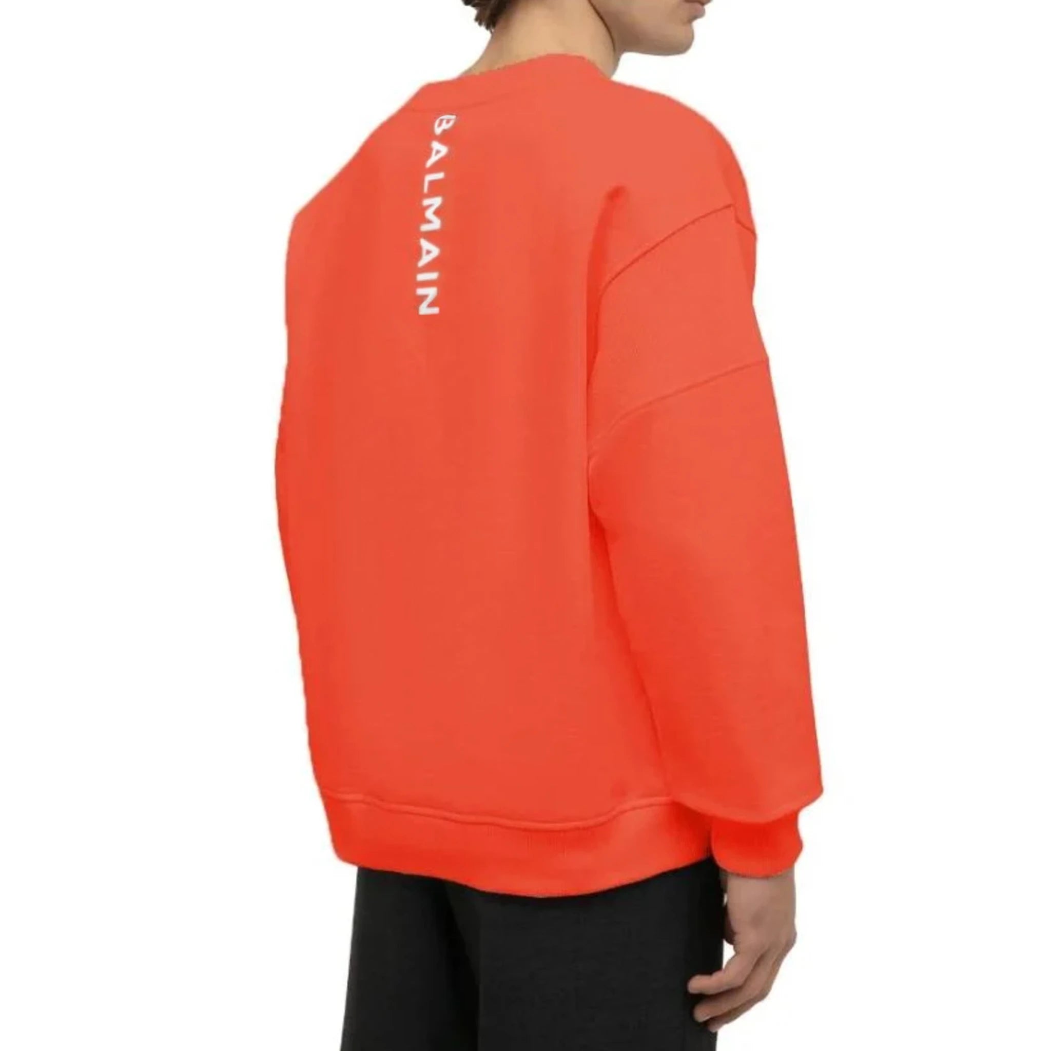 Balmain Sweatshirts Orange Man
