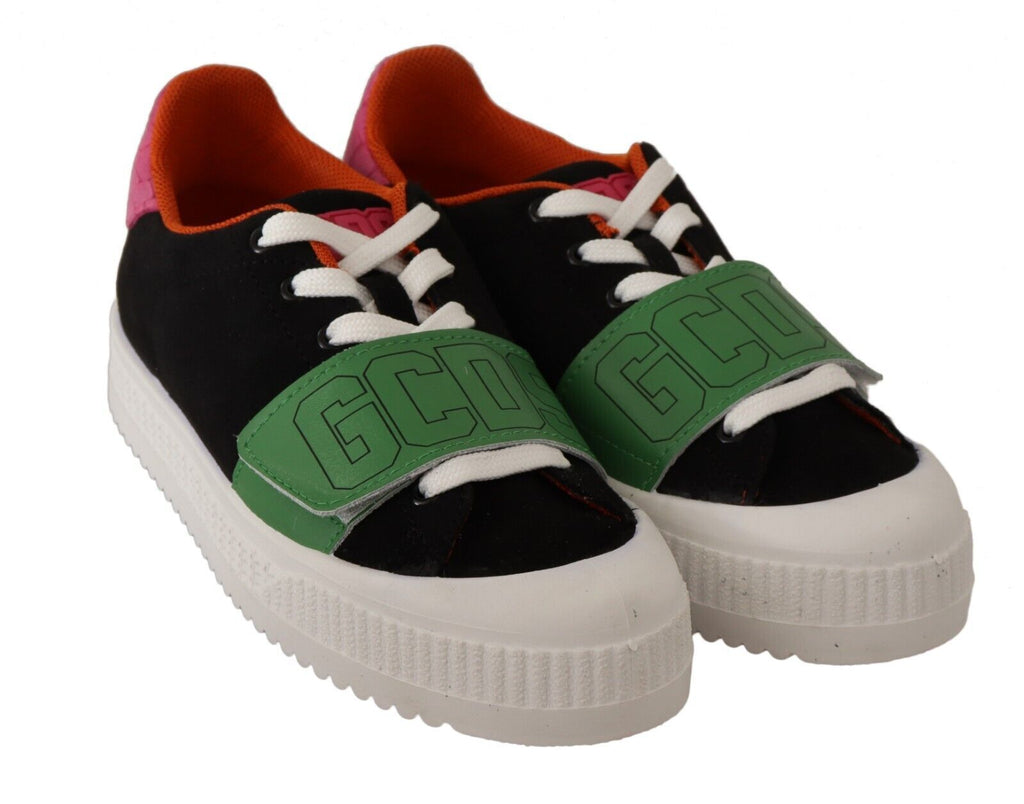 GCDS – Stilvolle, mehrfarbige Low-Top-Sneaker zum Schnüren