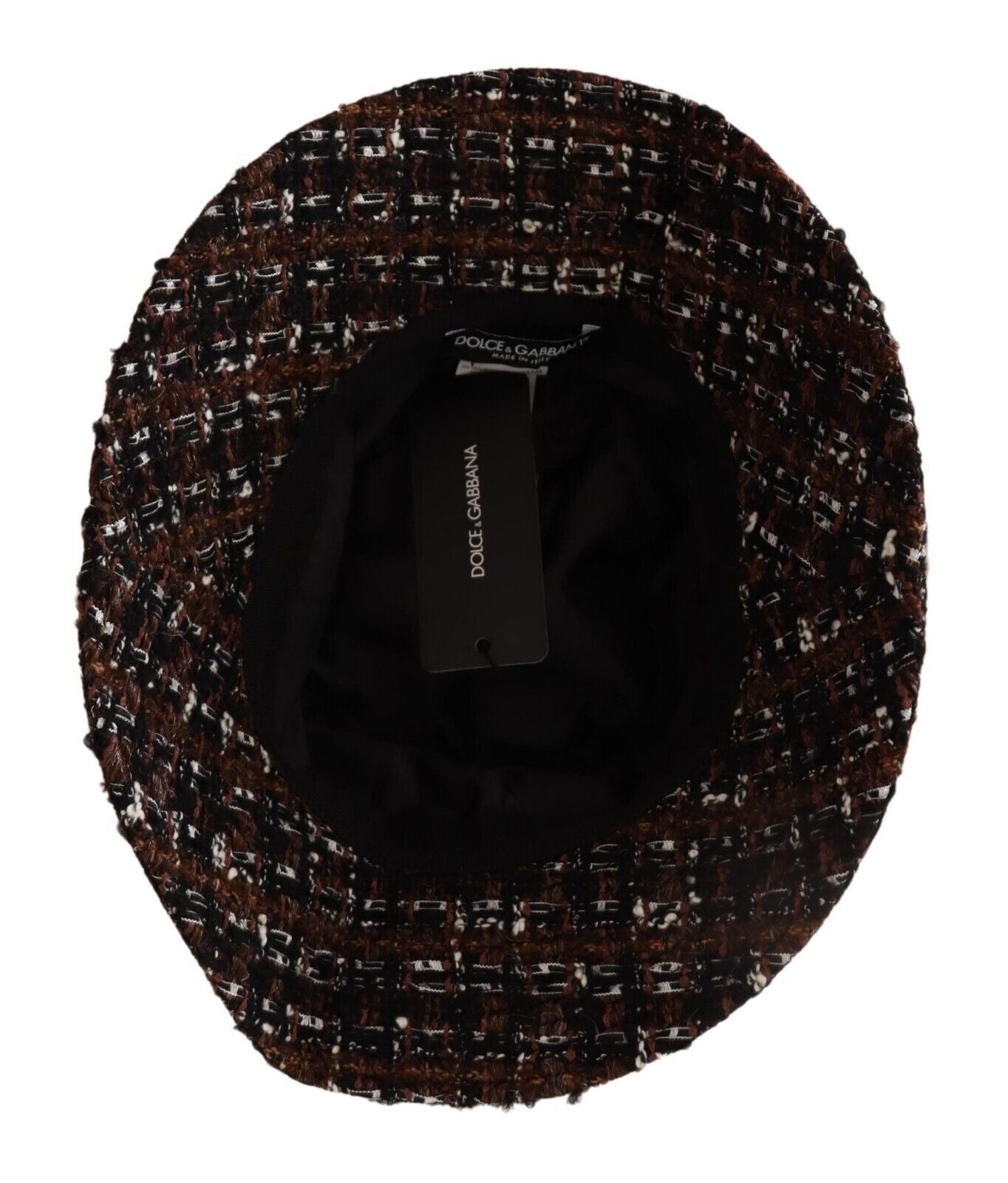 Dolce &amp; Gabbana – Eleganter, gewebter, mehrfarbiger Fischerhut