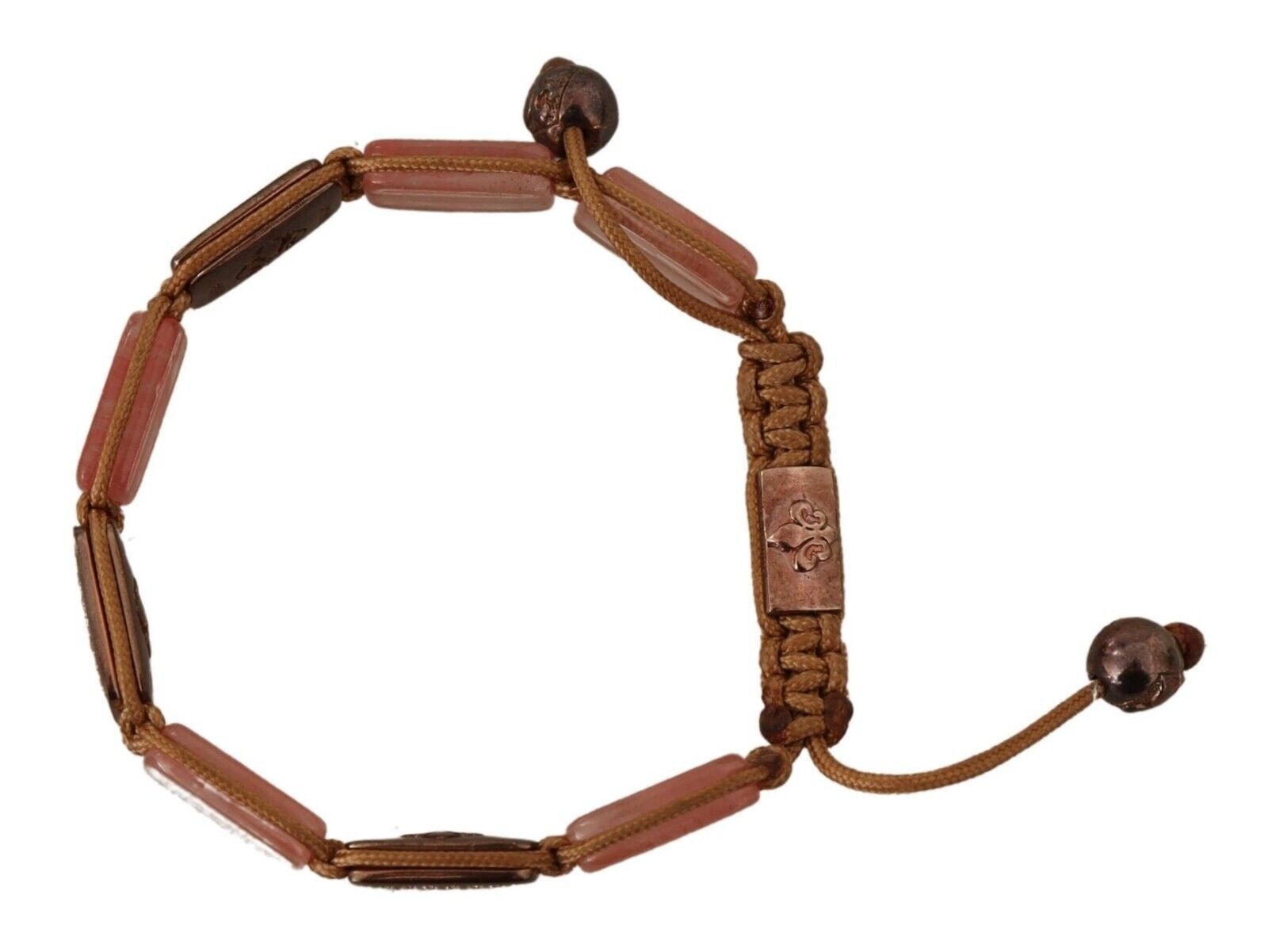 Nialaya Elegantes, mehrfarbiges, verstellbares Bettelarmband