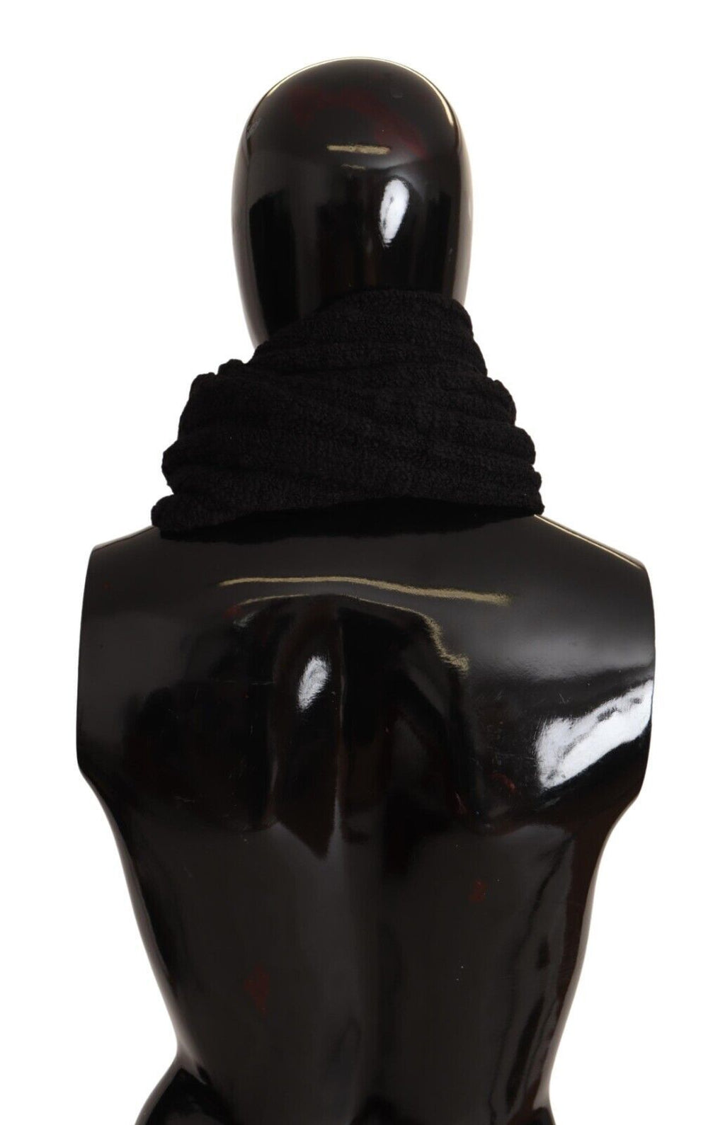 Dolce &amp; Gabbana Elegance Unleashed Schwarzer Wollschal