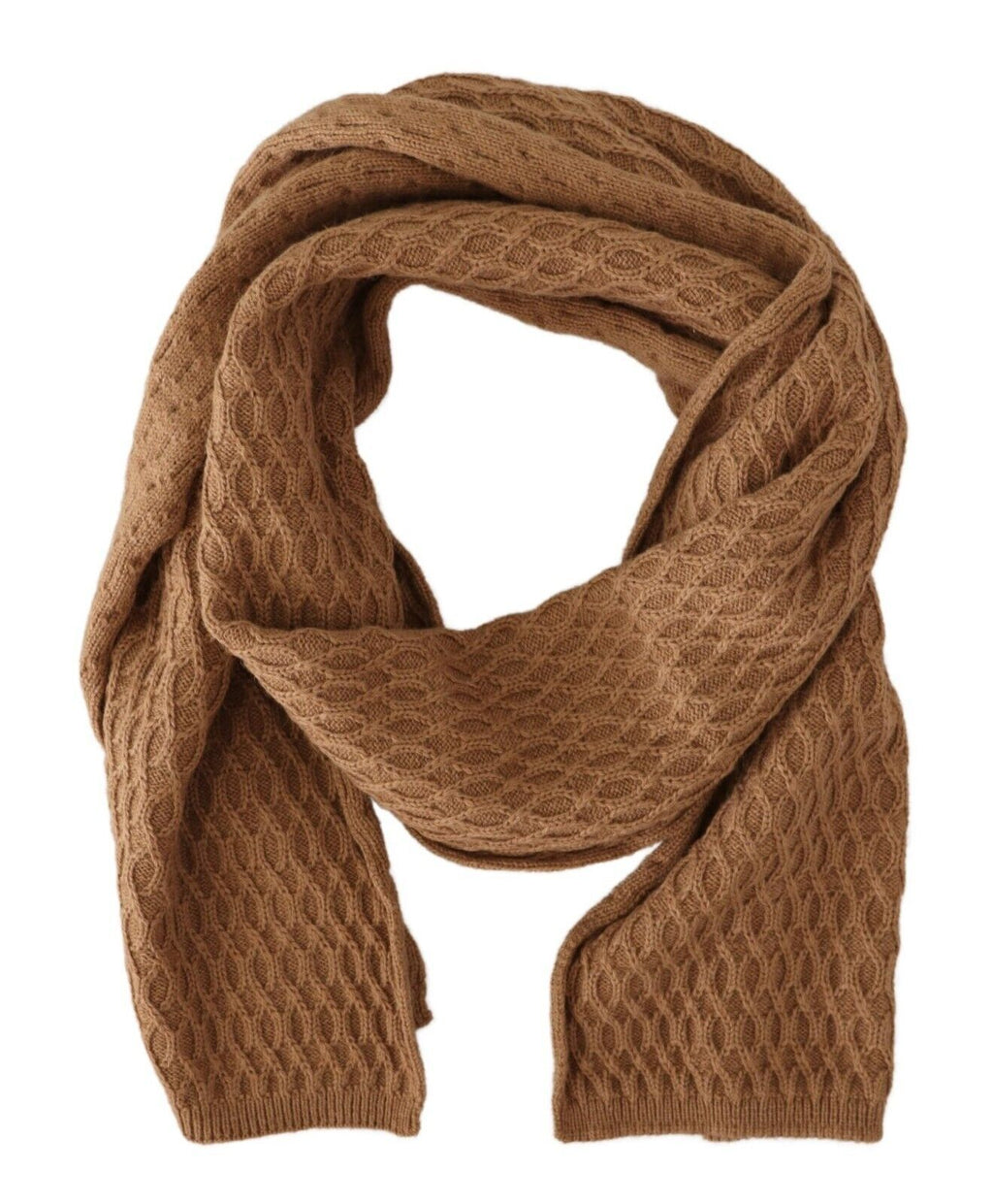 Dolce &amp; Gabbana Eleganter dunkelbrauner Strickschal