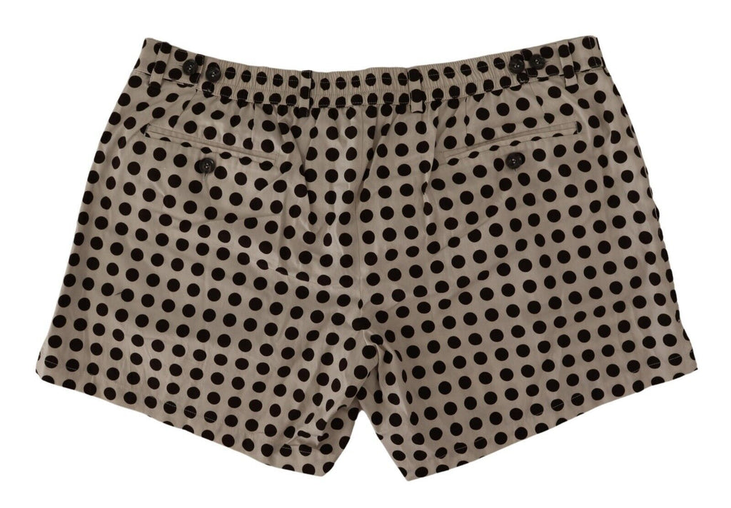 Dolce &amp; Gabbana Elegante Shorts aus Baumwolle mit Punkten