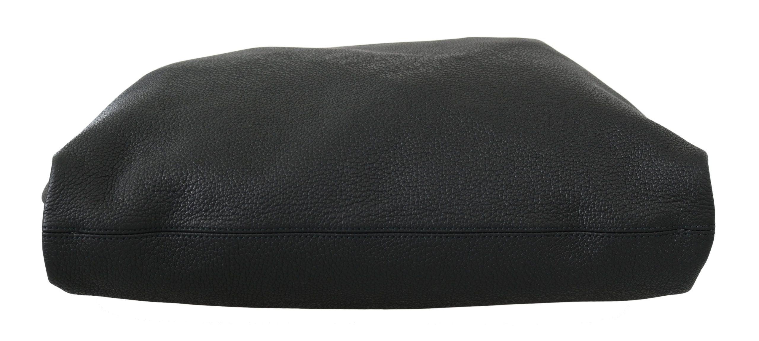 Dolce &amp; Gabbana Elegante schwarze Ledertasche für Herren