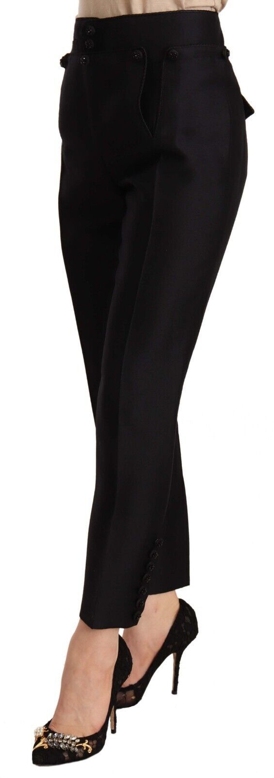 Dsquared² Schicke High-Waist-Crop-Hose