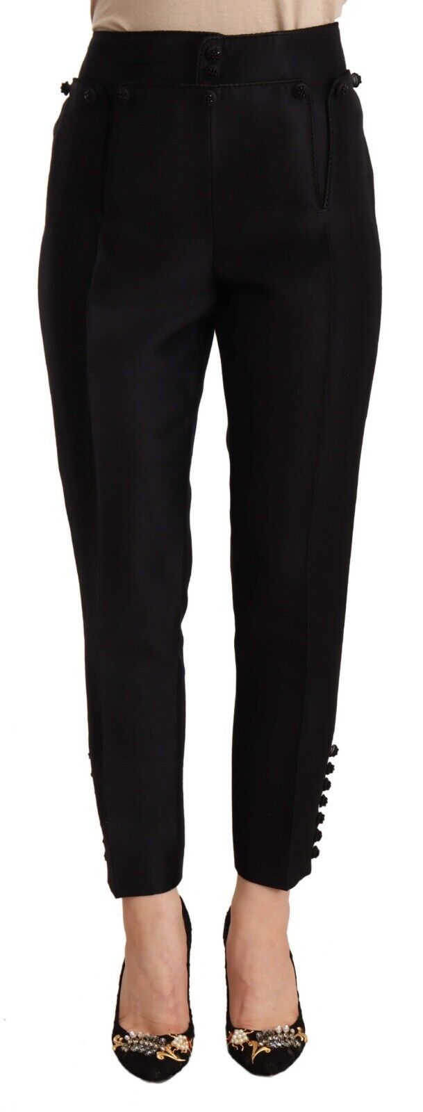 Dsquared² Schicke High-Waist-Crop-Hose