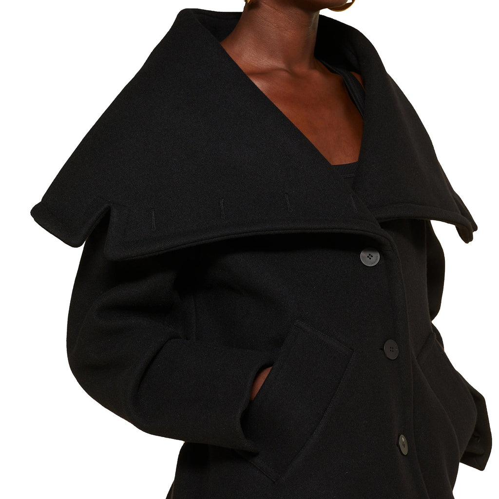 Jacquemus Le Caban Caruso Draped-collar Jacket – Siebentaschen