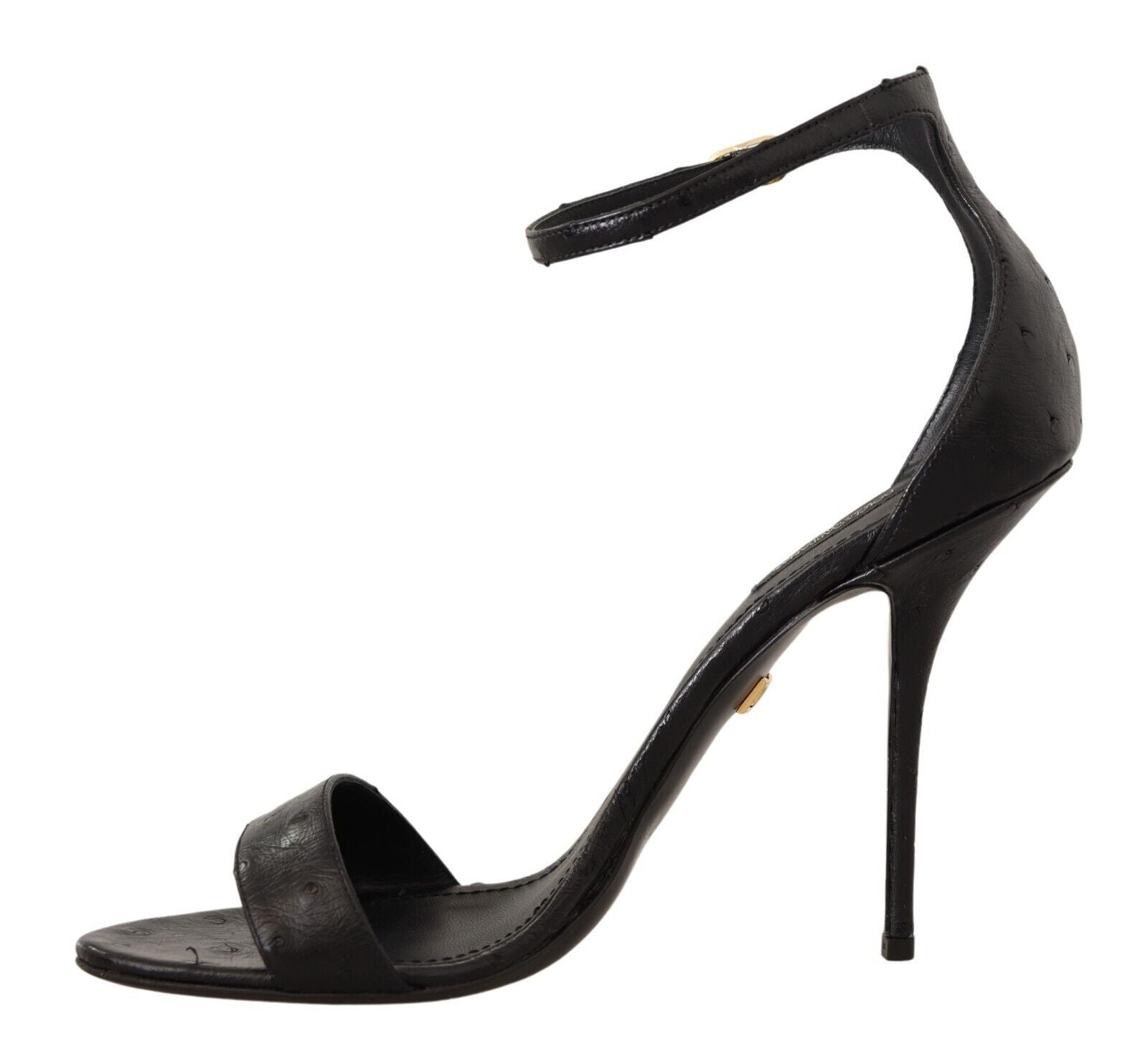 Dolce &amp; Gabbana Elegante Pumps aus Straußenleder mit Knöchelriemen