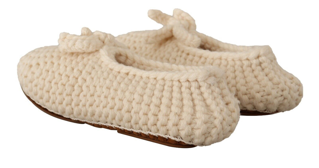 Dolce &amp; Gabbana Schicke Ballerinas aus Wollstrick