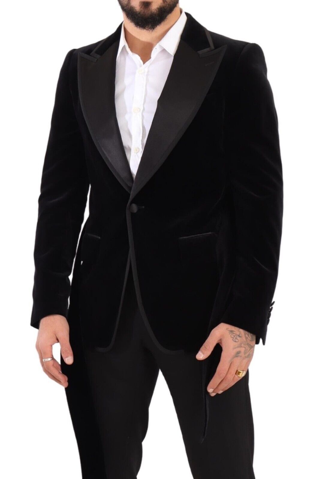 Dolce &amp; Gabbana Eleganter einreihiger Samtblazer
