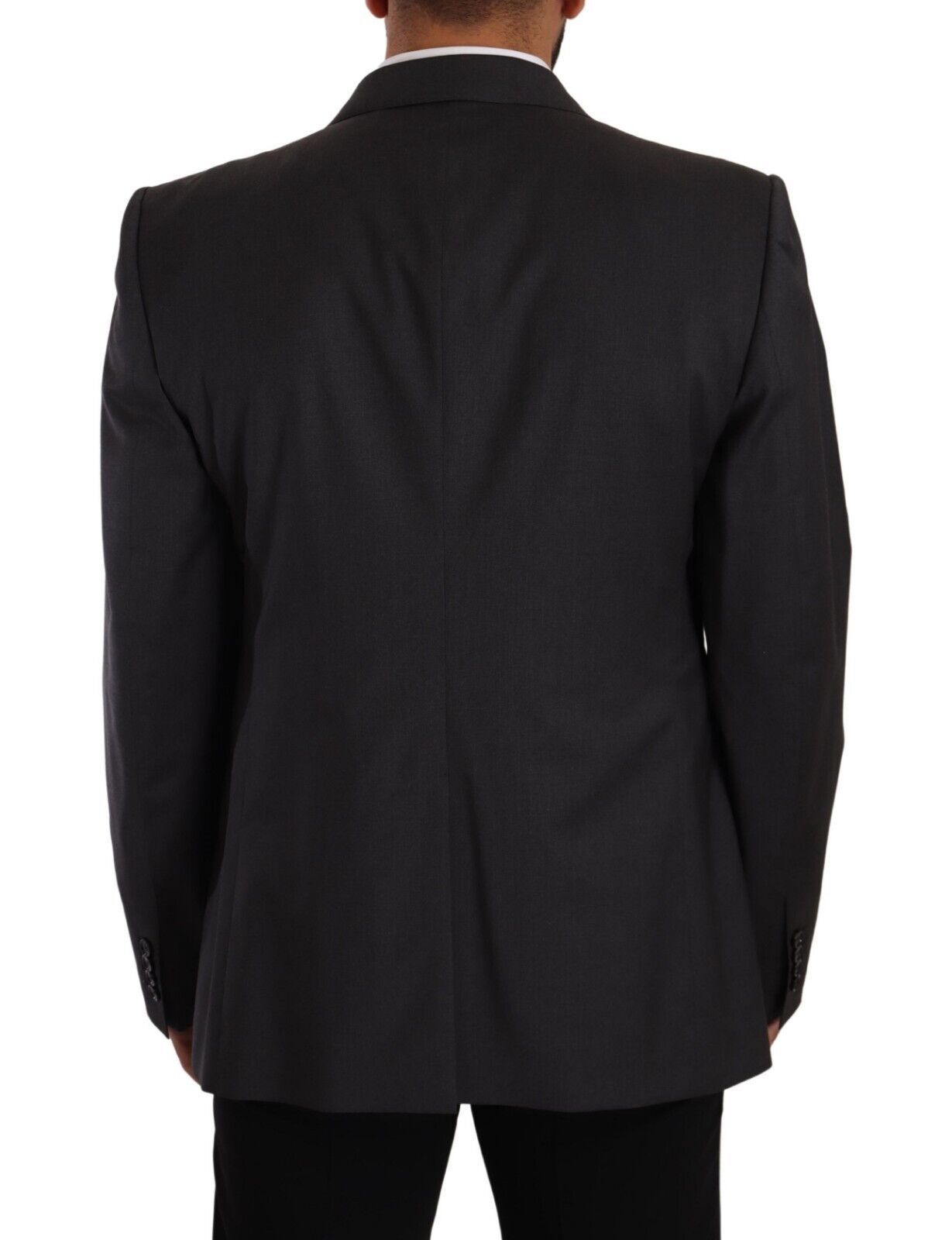 Dolce &amp; Gabbana Eleganter grauer Anzug aus Sicilia-Wollmischung
