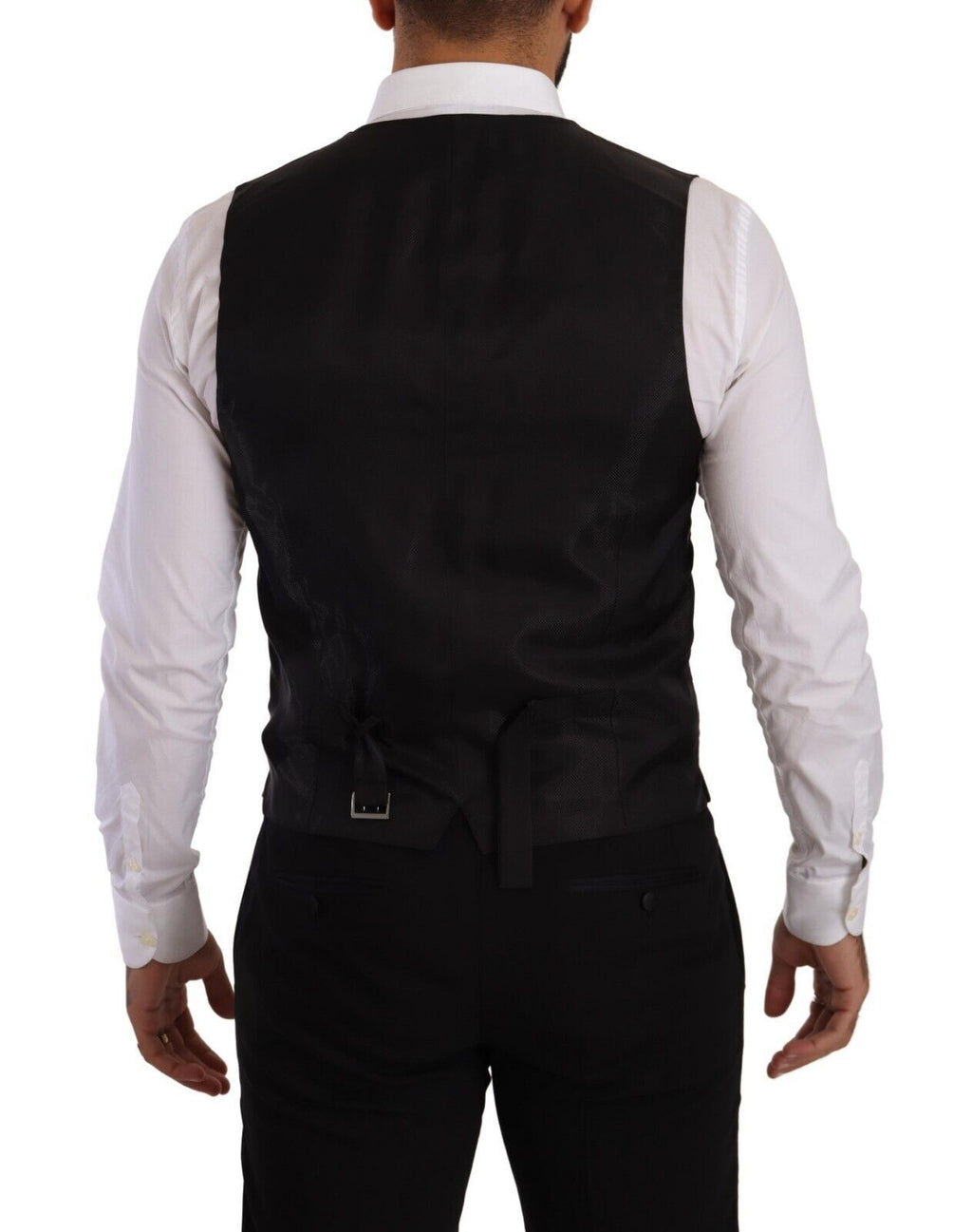 Dolce &amp; Gabbana – Schmal geschnittenes schwarzes Anzug-Ensemble „Sicilia“