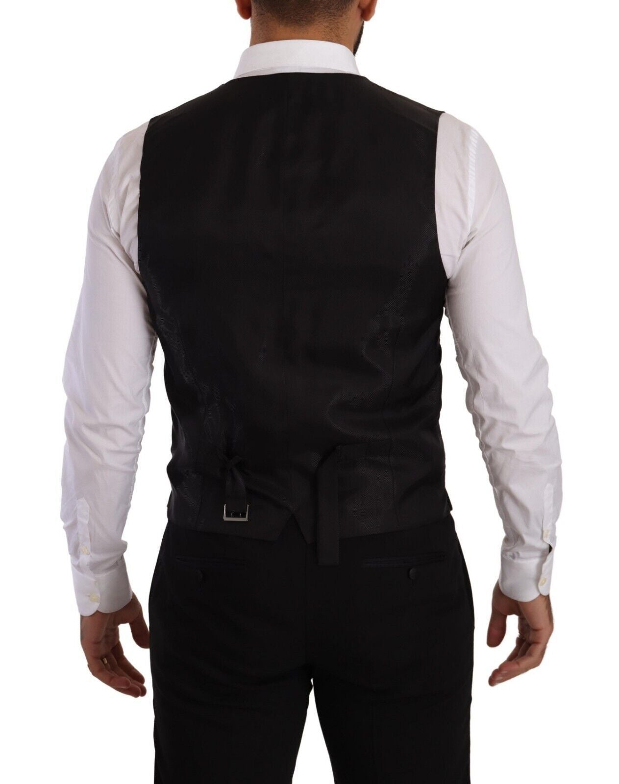 Dolce &amp; Gabbana – Schmal geschnittenes schwarzes Anzug-Ensemble „Sicilia“