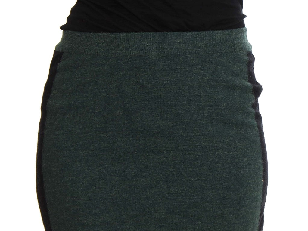 MILA SCHÖN Emerald Elegance Bleistiftrock aus Wollmischung