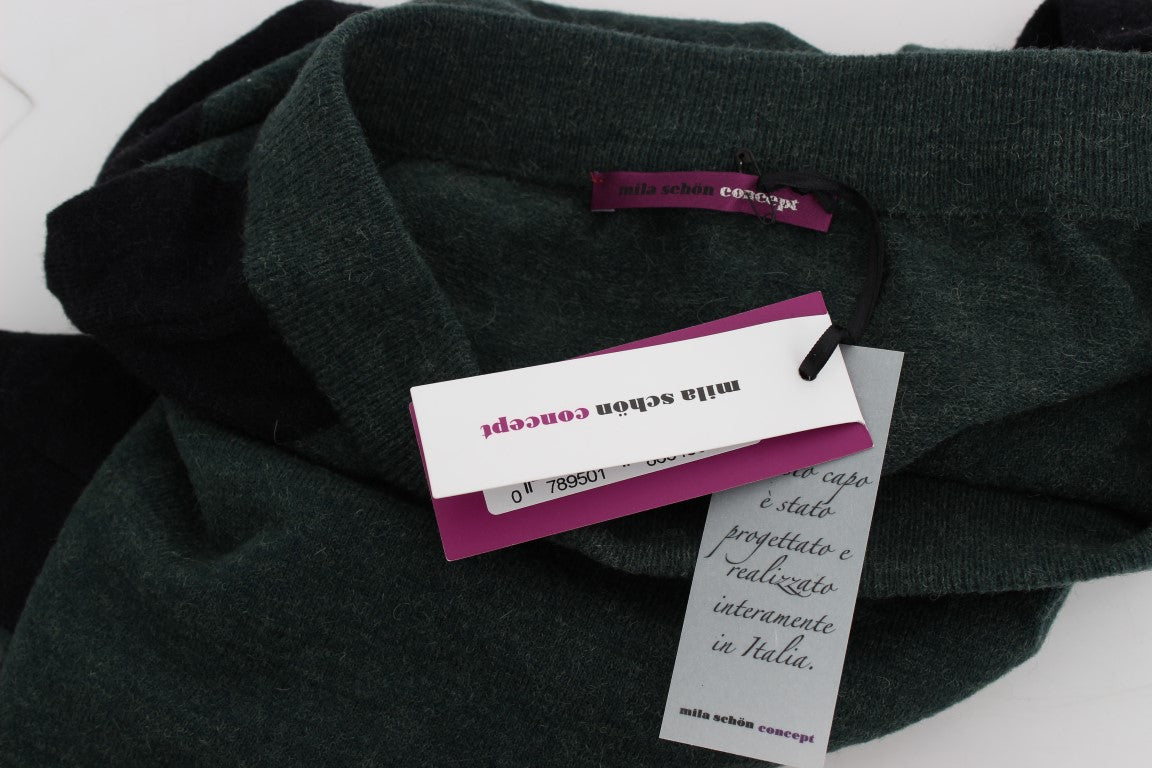 MILA SCHÖN Emerald Elegance Bleistiftrock aus Wollmischung