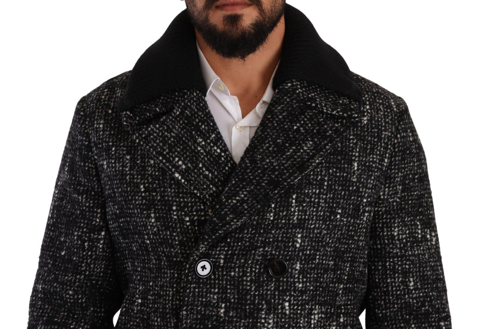 Dolce &amp; Gabbana Schicker zweireihiger Mantel aus Wollmischung