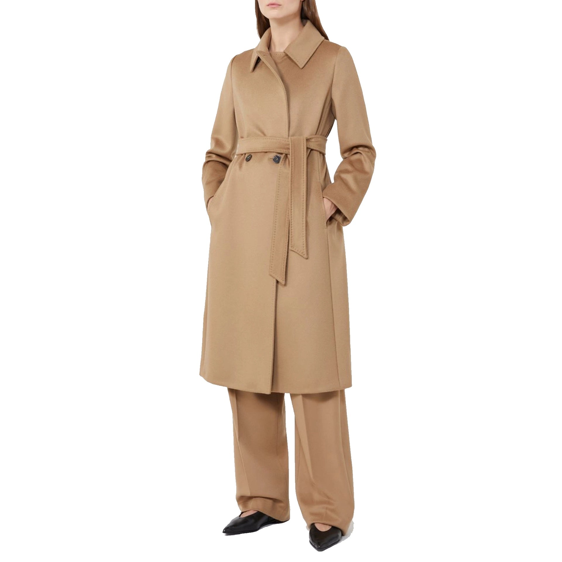 Max Mara Studio Bcollag Wool Coat
