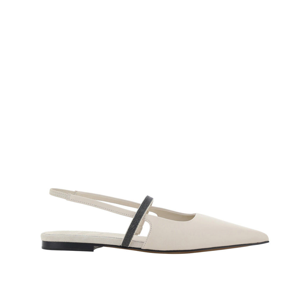Brunello Cucinelli Slingback Flats
