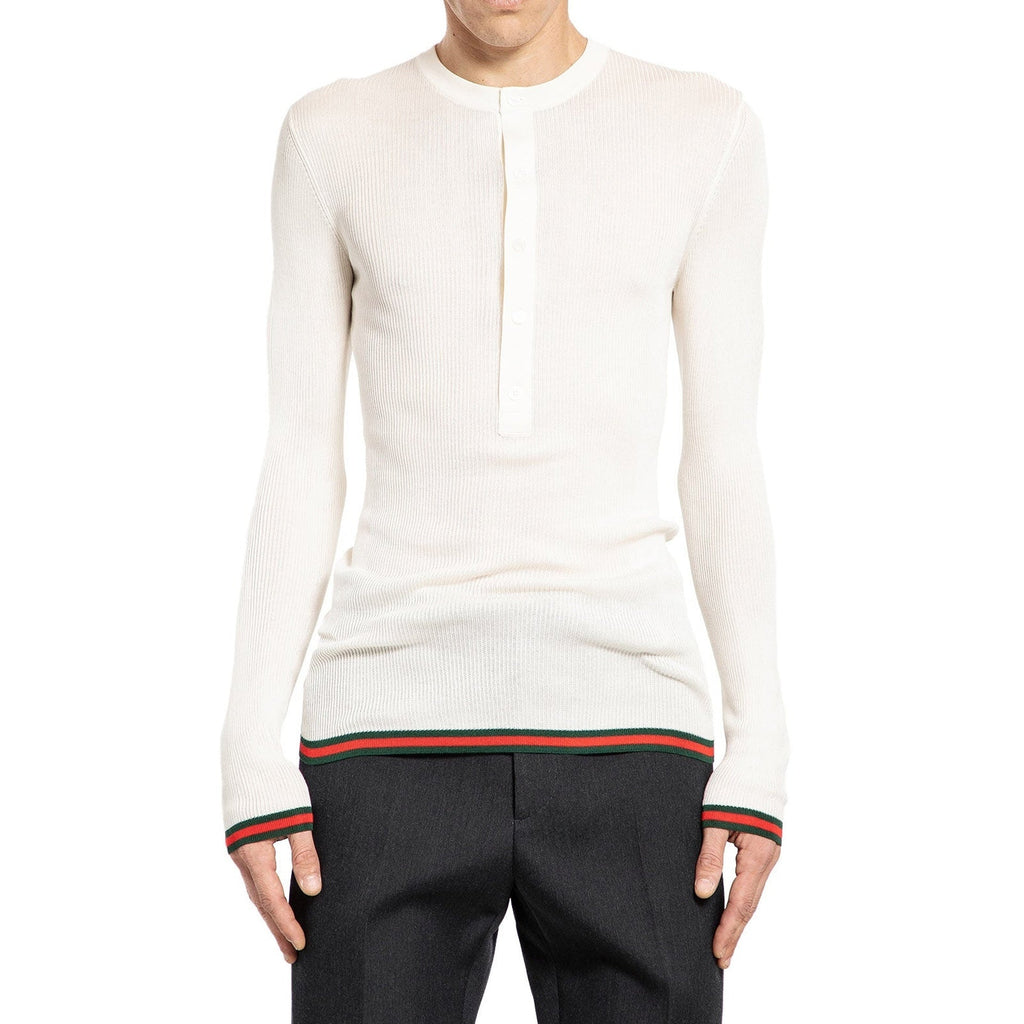 Gucci Ribbed-Knit Silk T-Shirt – Siebentaschen