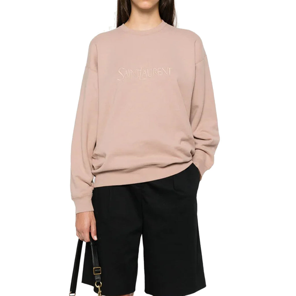 Saint Laurent Cotton Logo Sweatshirt – Siebentaschen