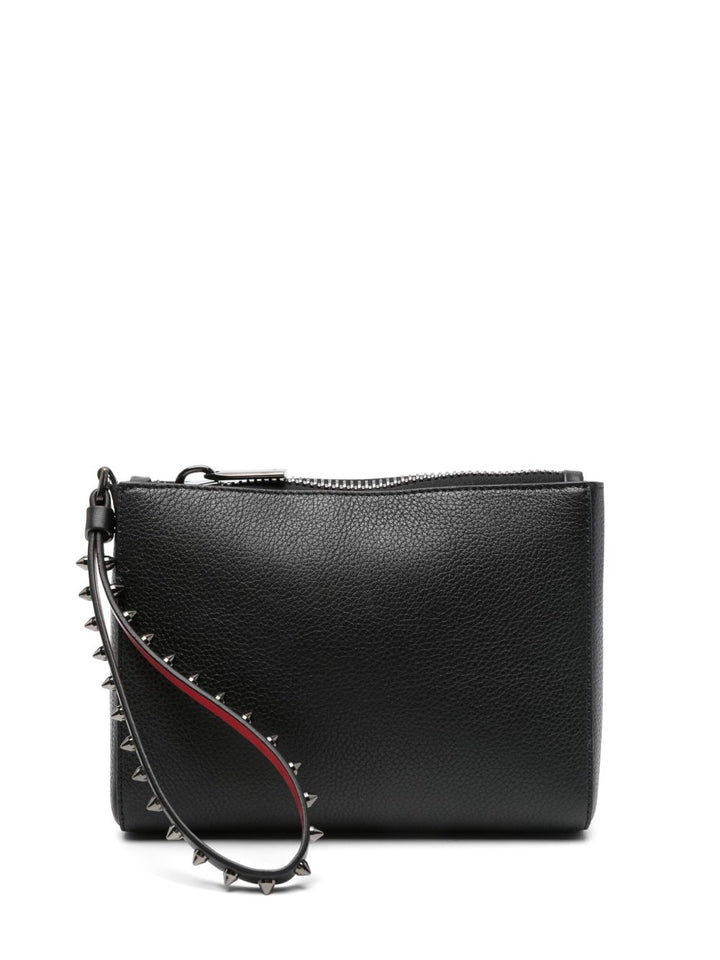 Christian Louboutin Christian Louboutin Cabata Mini studded leather pouch