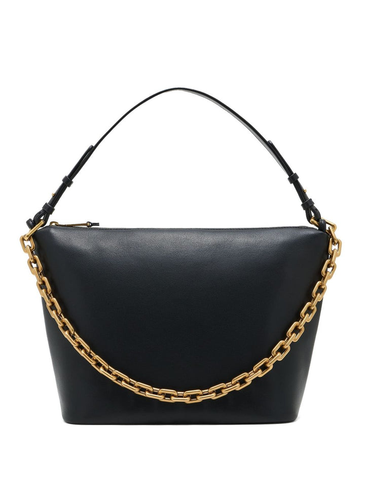 Emporio Armani Emporio Armani Medium leather hobo bag with chain