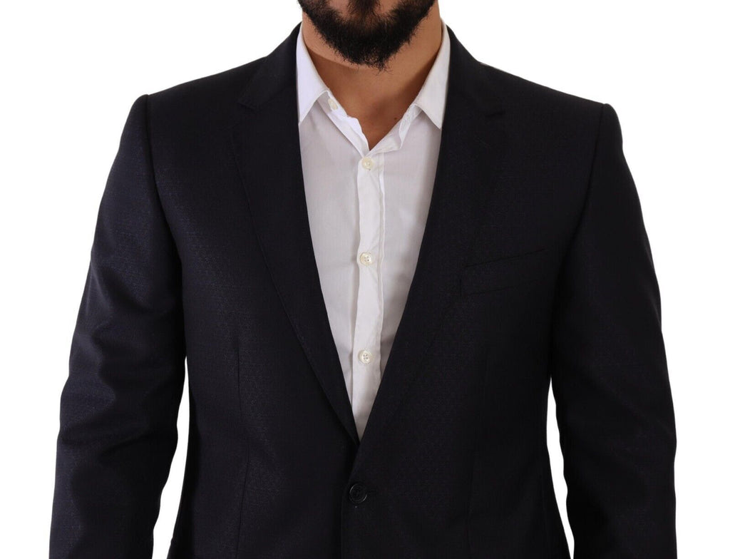 Dolce &amp; Gabbana Eleganter Slim Fit Herrenanzug aus Wolle, Seide und Kaschmir