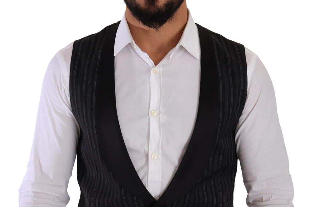 Dolce &amp; Gabbana – Elegante, gestreifte Weste für formelle Anlässe