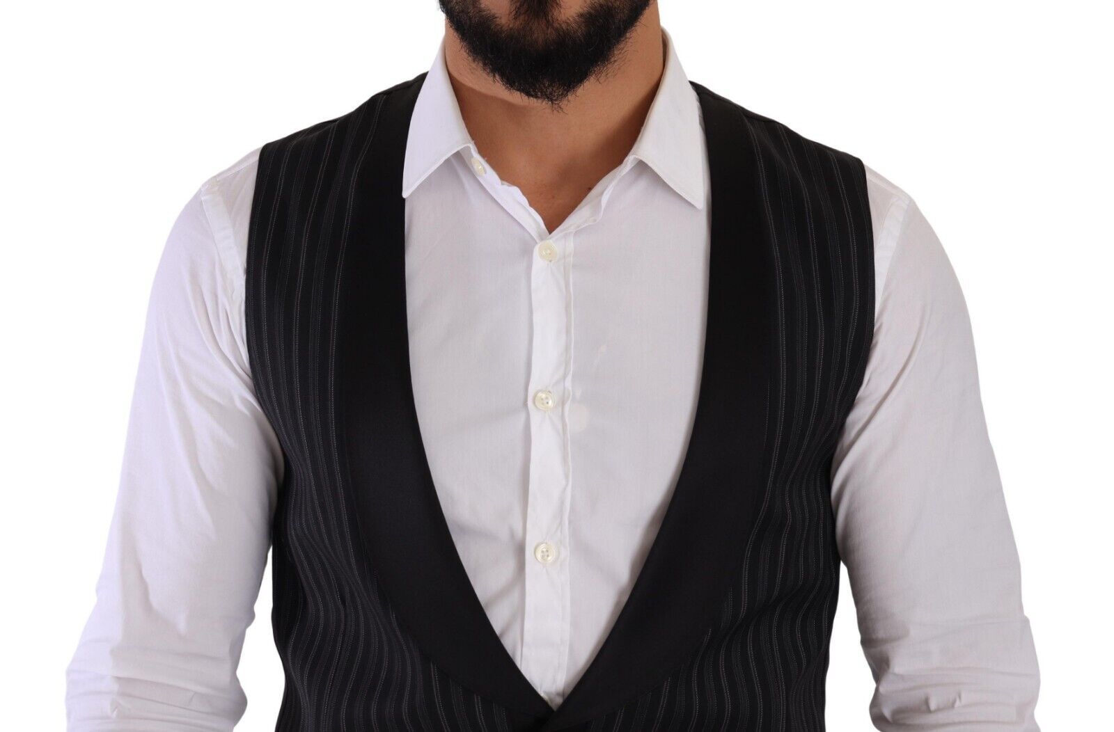 Dolce &amp; Gabbana – Elegante, gestreifte Weste für formelle Anlässe