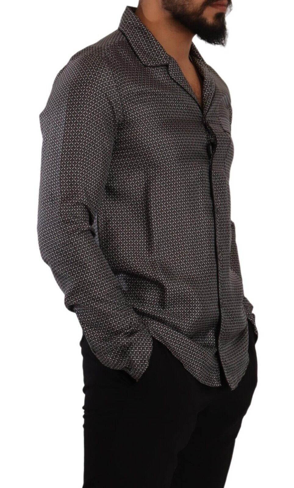 Dolce &amp; Gabbana Elegantes Button-Down-Hemd aus Seide