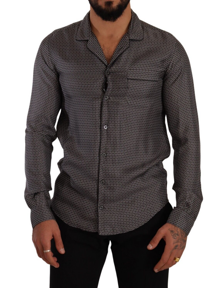 Dolce &amp; Gabbana Elegantes Button-Down-Hemd aus Seide