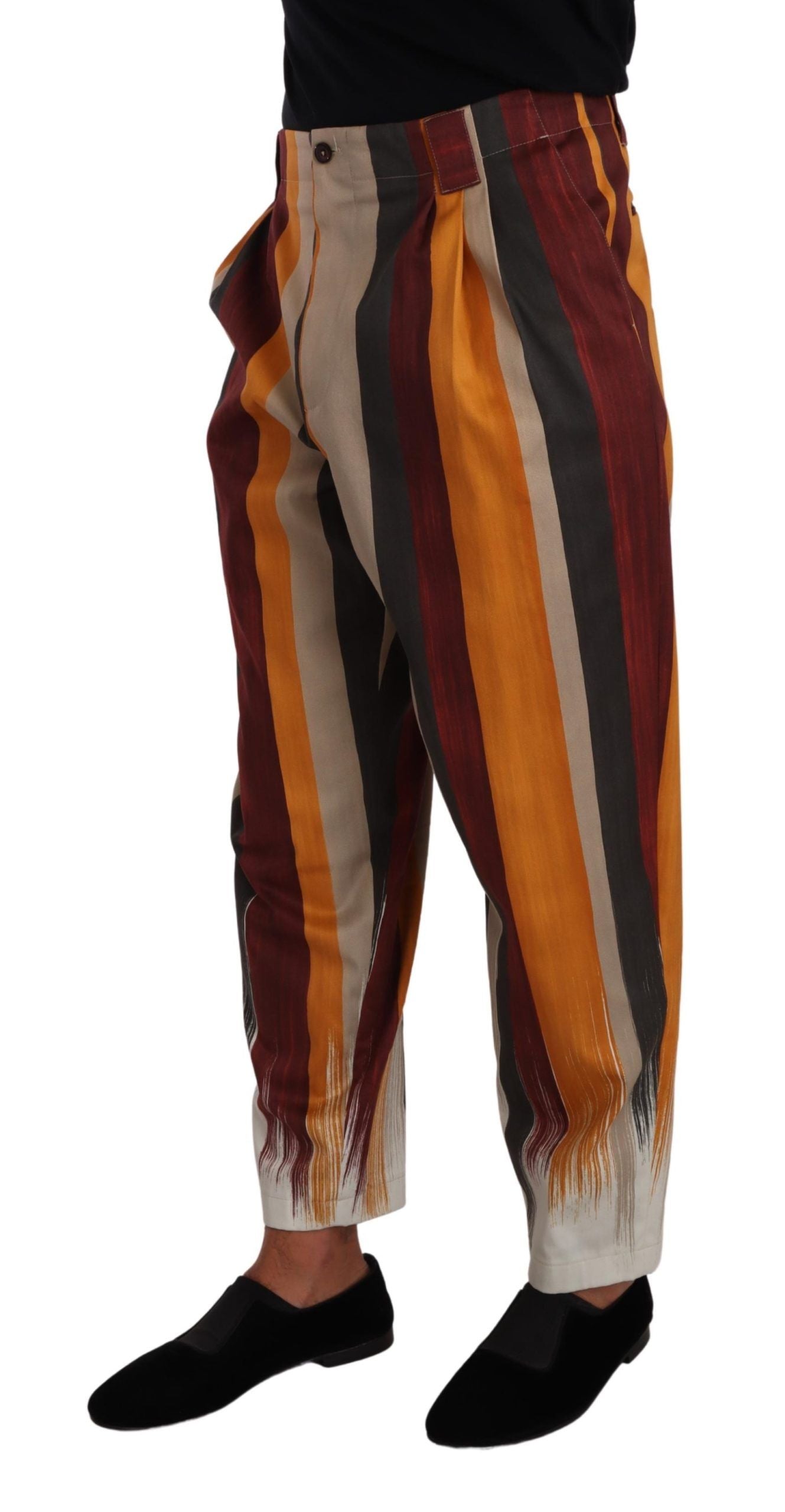 Dolce &amp; Gabbana Elegante gestreifte Skinny-Hose