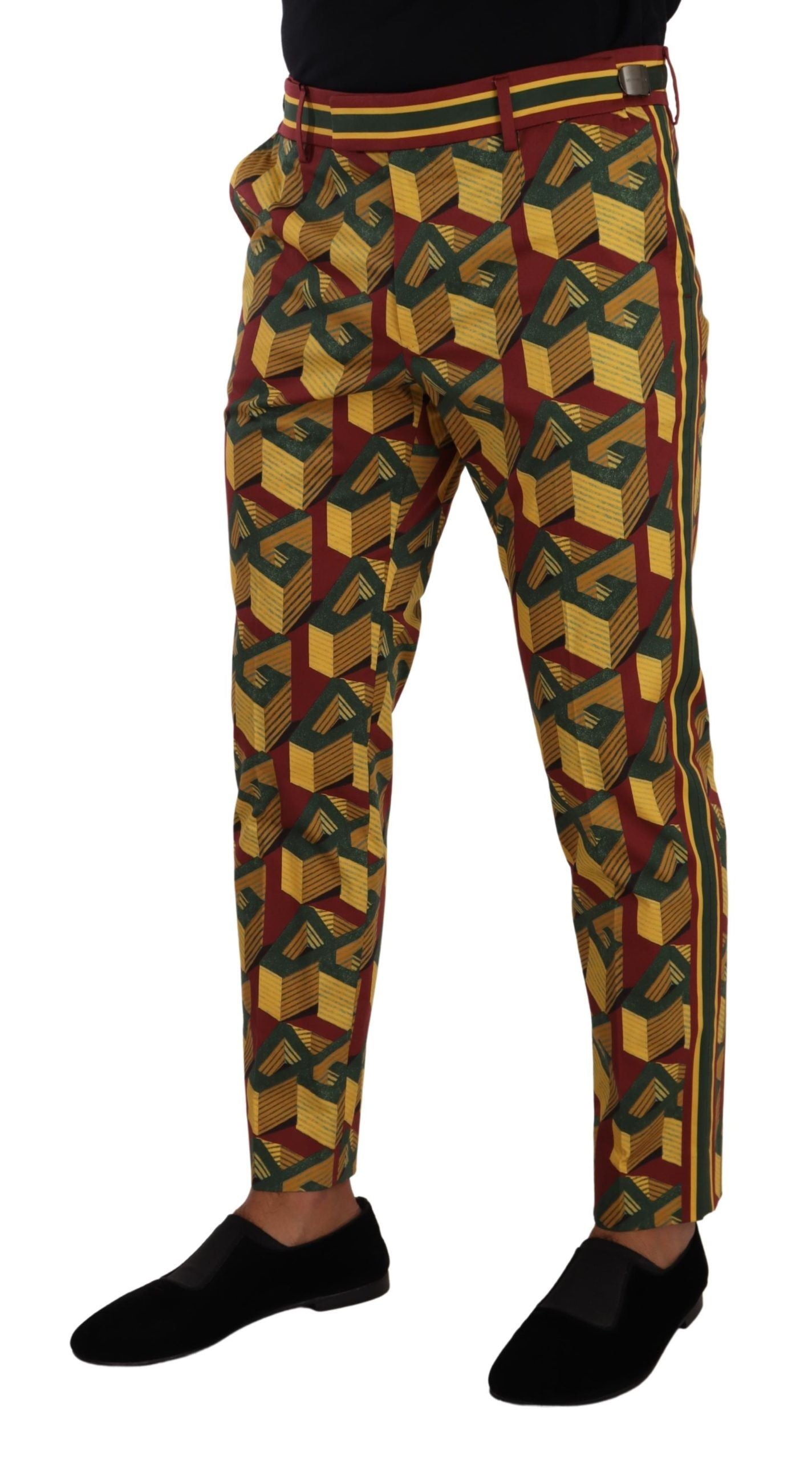 Dolce &amp; Gabbana Elegante mehrfarbige Karottenhose für Herren