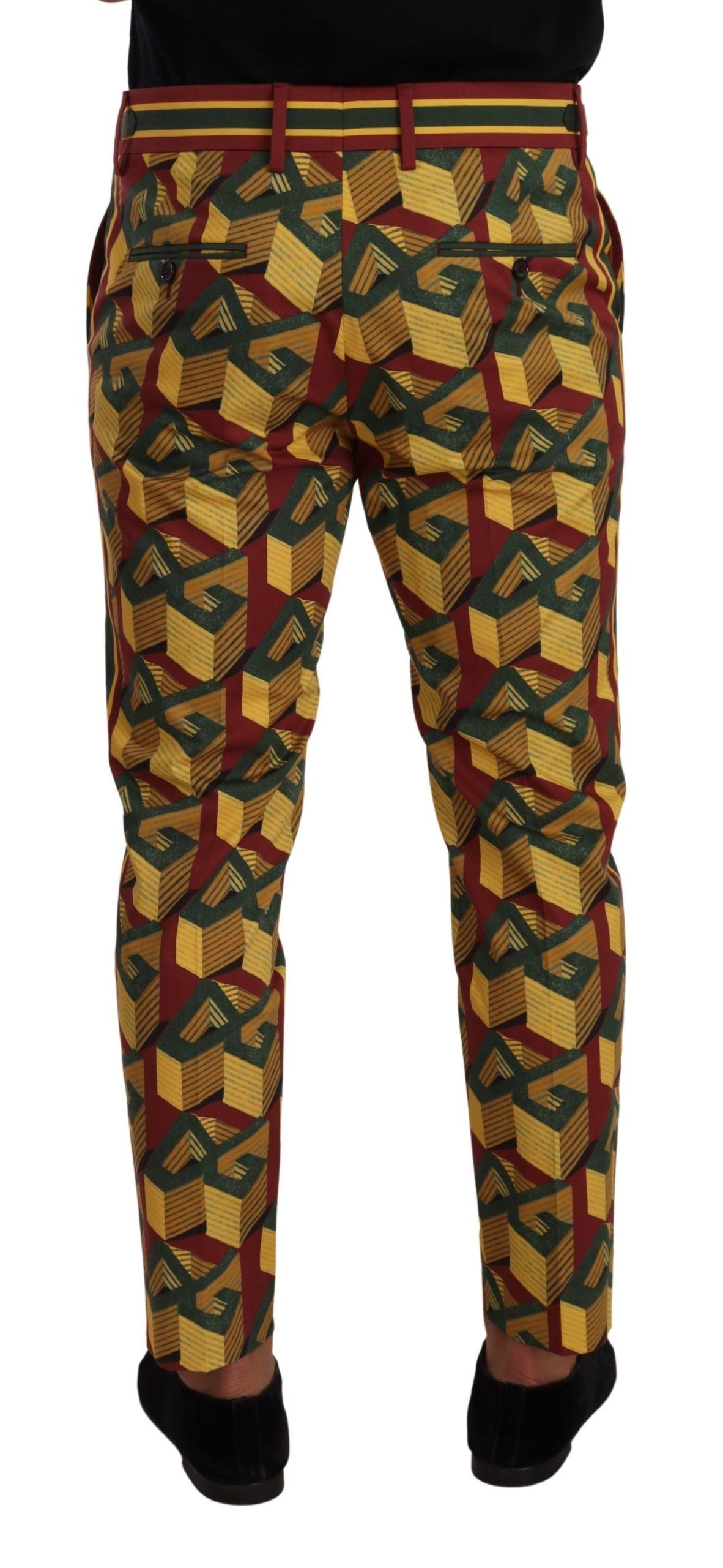 Dolce &amp; Gabbana Elegante mehrfarbige Karottenhose für Herren