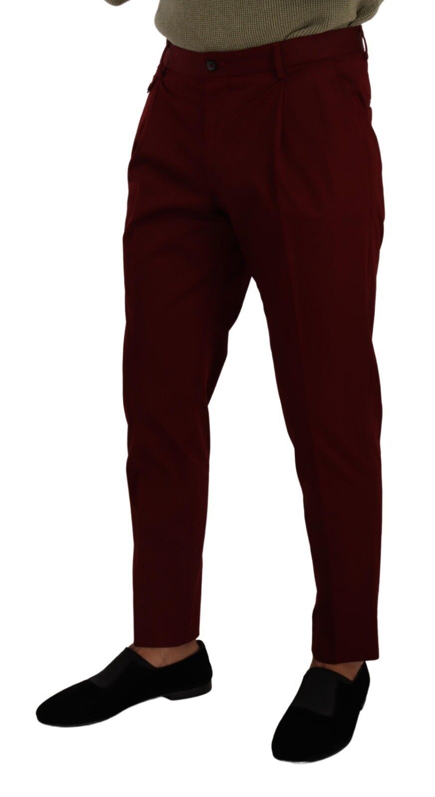 Dolce &amp; Gabbana Elegante dunkelrote Chinos für Herren