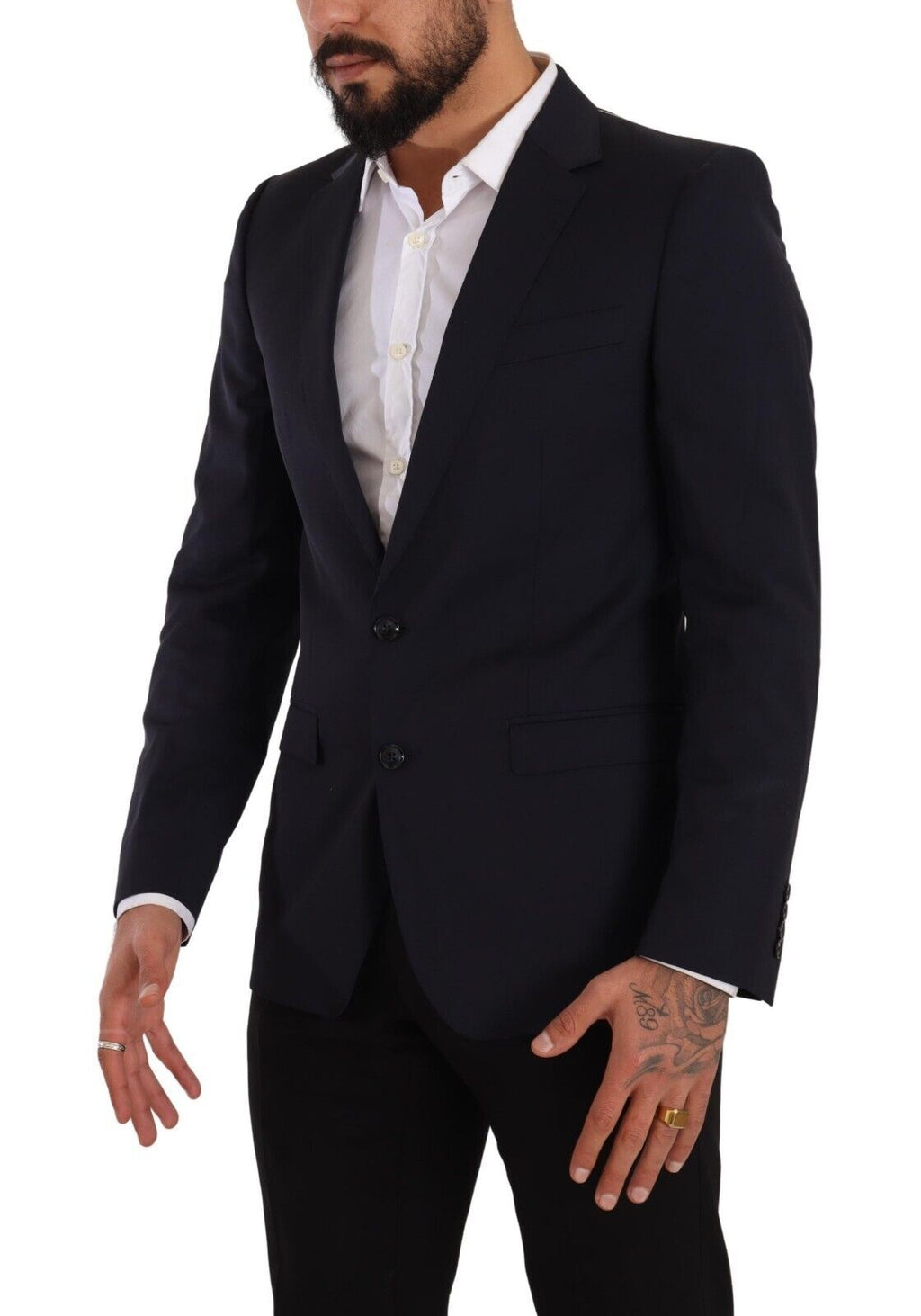 Dolce &amp; Gabbana – Eleganter, marineblauer Martini-Blazer in Slim Fit